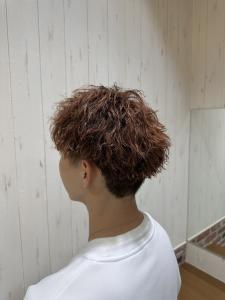 メンズツイストスパイラルパーマ - soin de brace 立花店掲載