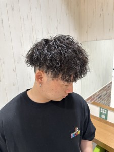 メンズツイストスパイラルパーマ - soin de brace 立花店掲載