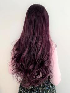 高発色◎ラベンダーピンクカラー×ゆるふわロング - e.m.a PREMIUM BEAUTY SALON掲載