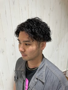 メンズツイストスパイラルパーマ - soin de brace 立花店掲載