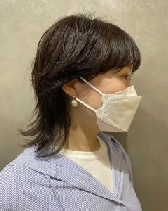 マッシュウフル/ミニウルフ/くすみブルー/マッシュ/大人かわ - ROW町田掲載