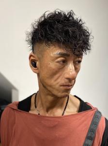 イケオジスペインカール　パープルメッシュ - ドルクス日本橋掲載
