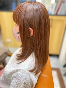 ナチュラル セミロング ブラウン 暖色カラー  - BROCANTE LUXBEブロカントラックスビー立川北口店掲載