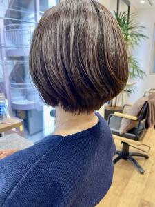 暗髪ロブヘアエギョモリシースルーバングショートボブ - LianTokyo掲載
