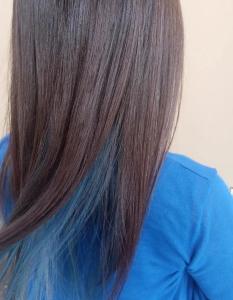 インナーカラー(BLUE) - 半個室 rire hair 大野城店掲載