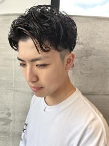 【琉希也style】アップバング無造作パーマ - SARA Beauty Sight 志免店掲載