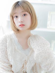 うるツヤミルクティーベージュ韓国風大人ボブ　シルキーベージュ - mod's hair【モッズヘア】越谷/越谷西口店掲載