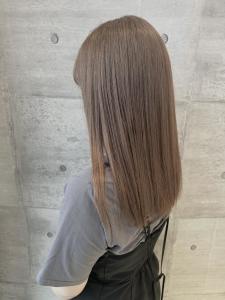 20代30代ミルクティーベージュ/セミロング☆山之内 - SARA Beauty Sight 志免店掲載