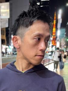 ツーブロックワイルドメンズベリーショート - ヒロ銀座ヘアーサロン 麻布乃木坂 六本木駅前店掲載