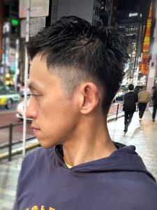 ツーブロックワイルドメンズベリーショート - ヒロ銀座ヘアーサロン 麻布乃木坂 六本木駅前店掲載