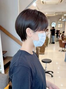 大人のコンパクトショートボブ横浜マッシュバング - Neolive aim 横浜店掲載