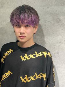 ツイストスパイラル波打ちスパイラルセンターパート刈り上げ束感 - メンズヘア整形サロン GOALD 京都掲載