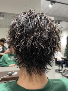 波打ちパーマ