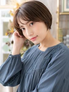 ダークアッシュ前下がりマッシュショートボブ　アースカラー - COVER HAIR bliss志木南口駅前店掲載