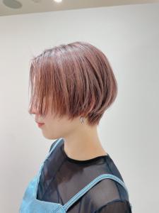 大人可愛い◎ピンクベージュハンサムショート - Eleanor 梅田店掲載