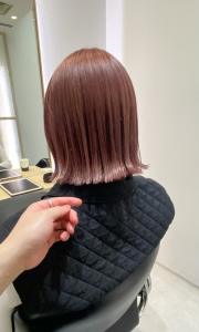 外ハネボブ☆ピンクベージュ - Eleanor 梅田店掲載