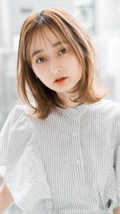 【tocca三ノ宮】オレンジベージュ×ミディアムレイヤー - tocca hair&treatment　三ノ宮店掲載
