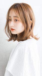 【tocca三ノ宮】オレンジベージュ×ミディアムレイヤー - tocca hair&treatment　三ノ宮店掲載