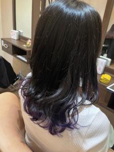 【Luccica】レイヤー×インナー×パープル - Luccica hair&spa掲載