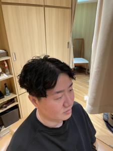 メンズソフトツイストパーマ - ヘアーモードキクチ 三越前店掲載