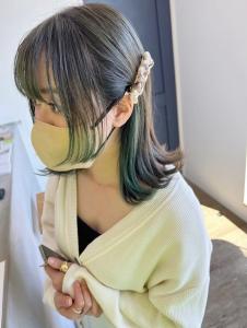 グリーンの姫カットスタイル！ - ARBRE hair&make掲載