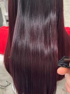 髪質改善縮毛矯正　ピンクバイオレット - CELL掲載