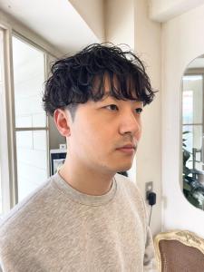 メンズパーマ刈り上げ頭の形補正目力アップ王道マッシュショート - CHAINON掲載