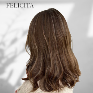 【FELICITA】ハイライト×ナチュラル波巻きカール - FELICITA musse店掲載