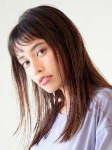 濡れ髪クールなワンレンスタイル - HAIR & MAKE EARTH 本庄早稲田店掲載