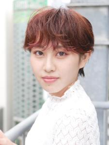 無造作カールのおしゃれコンパクトショート - HAIR & MAKE EARTH 秋田新国道店掲載