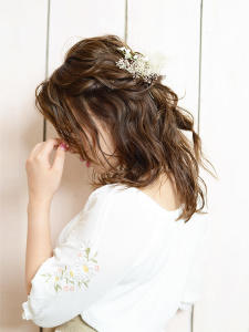 ゆる編み下ろしハーフアップ - HAIR & MAKE EARTH 秋田新国道店掲載