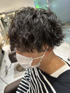 メンズカット＋波巻きパーマ×ツイストスパイラル  - HAIR & MAKE EARTH 越谷店掲載