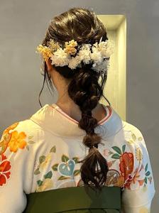 ヘアセット　卒業式　玉ねぎヘア　編み込み - anon掲載