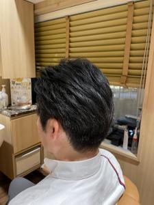 メンズ白髪ぼかし - ヘアーモードキクチ 三越前店掲載