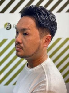 大人カッコいい30代40代50代以上アップバンクショート - BARBER-BAR 四谷店掲載