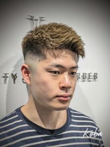 スキンフェード/アップバング/ハイトーン - 【シェアサロン】 LIBERTY SHARE BARBER 銀座掲載