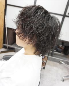 メンズ無造作パーマスタイル - hair teria ryu 大塚掲載