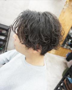 メンズ無造作パーマスタイル - hair teria ryu 大塚掲載