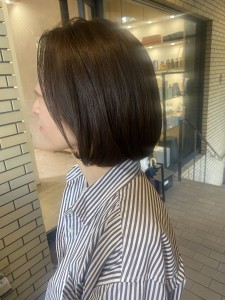 ナチュラルボブ×オーガニックオリーブベージュ - R hair natural & organic salon掲載