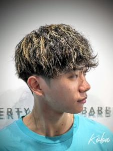波巻き&スパイラルmixパーマ/刈り上げマッシュ - 【シェアサロン】 LIBERTY SHARE BARBER 銀座掲載