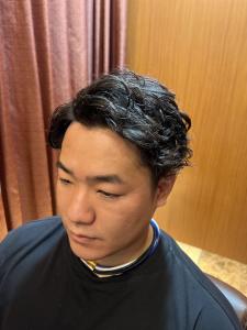 銀座　理容室　アップミディアム刈り上げパーマ - ヘアーモードキクチ 銀座店掲載