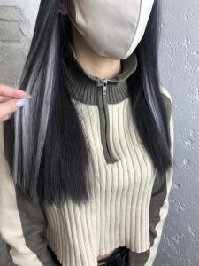 インナーエクステ/シルバー/ダークグレー/ペール - agir hair 池袋【アジールヘア】池袋駅東口店掲載