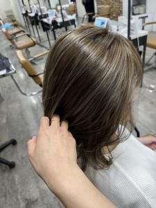白髪ぼかしハイライトイルミナカラー - agir hair 上野店掲載
