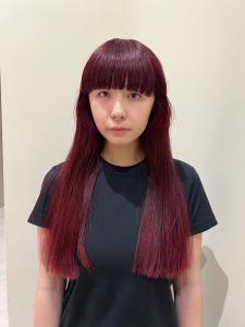 【近藤真帆】wine red×モードワイドバング - NERO HAIRSALON NAVY掲載