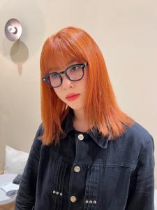 【近藤真帆】キャロットオレンジ - NERO HAIRSALON NAVY掲載