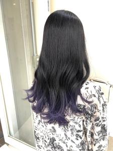 コントラストパープルグラデーションカラー - Ease by amble luxe 北千住掲載