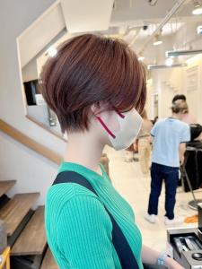 大人ガーリーチョコレートハンサムショートハイライトプリカール - Neolive aim 横浜店掲載