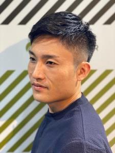 大人カッコいい30代40代50代以上アップバンクショート - BARBER-BAR 四谷店掲載