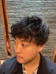 銀座　理容室　メンズ無造作パーマ - ヘアーモードキクチ 銀座店掲載