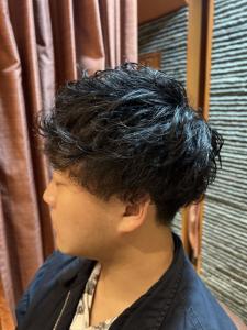 銀座　理容室　メンズ無造作パーマ - ヘアーモードキクチ 銀座店掲載